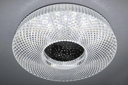 Светильник потолочный LED с пультом LED LAMPS 81084 Natali Kovaltseva белый 1 лампа, основание белое в стиле хай-тек с пультом фото 8